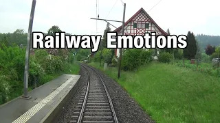 🚆 Through the rain on a regional train (Cab ride | Thurbo S3 / S5 St. Margrethen - Weinfelden)