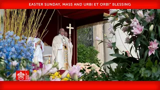 April 9 2023, Easter Sunday, Mass and "Urbi et Orbi" Blessing | Pope Francis