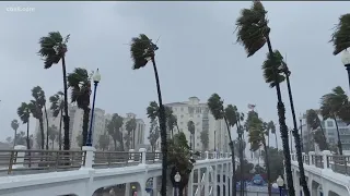 Winter storm brings heavy rain, gusty winds across Diego County