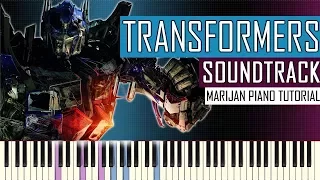 How To Play: Transformers - Arrival To Earth - Soundtrack | Piano Tutorial + Sheets