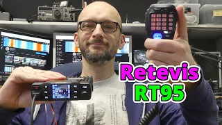 Retevis RT95 - samochodowy radiotelefon na pasmo 2 m i 70 cm o mocy 25 W