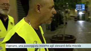 Movida Vigevano, ecco come lavorano gli steward: una passeggiata insieme a loro
