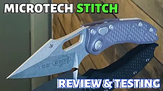 Microtech Stitch Automatic Knife/Stassa 23 Review & Testing