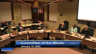 Batavia Committee of the Whole Meeting. January 10,  2023