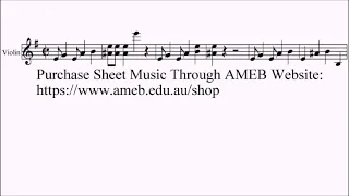 AMEB Violin Series 10 Grade 3 List C No.1 C1 Chin Spy-time Rag Sheet Music