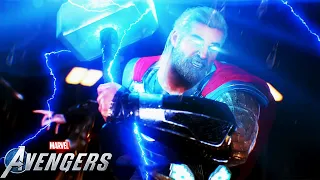 THOR'S Story (Marvel's Avengers) All Thor Scenes 1080p HD