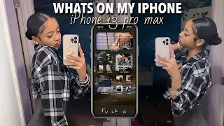 Whats on my iPhone 13 Pro Max 2022 ✩ ||  AYEitsMaya