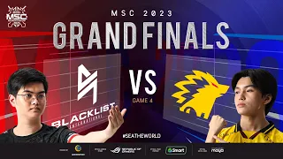 [FIL] MSC 2023 GRAND FINALS | BLCK vs ONIC Game 4