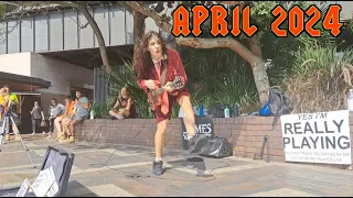 AC/DC - Thunderstruck LIVE By Angus Young Street Performer (April 2024 Part 9)