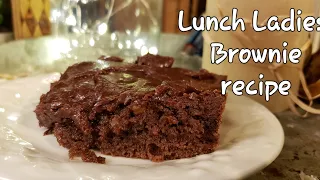 Lunch Ladies Brownie Recipe