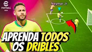 Como Fazer todos os DRIBLES do EFOOTBALL 2024 MOBILE | Aprenda DRIBLAR no EFOOTBALL 2024 mobile