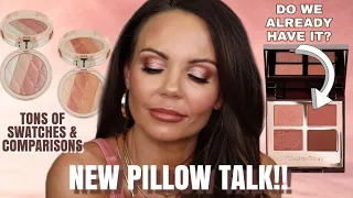 NEW CHARLOTTE TILBURY PILLOW TALK DREAM COLLECTION | LOTS OF SWATCHES & COMPARISONS