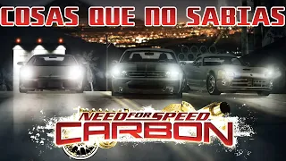 Curiosidades muy poco CONOCIDAS de Need for Speed Carbono