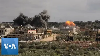 Syrian Regime Air Strikes on Idlib Intensify