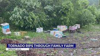 Tornado rips through TN family farm