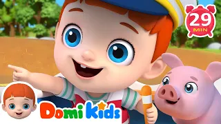 Row Row Row Your Boat +Compilation | More Domi Kids Songs🎶  | Nursery Rhymes for Kidses