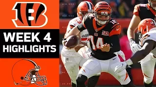 Bengals vs. Browns | NFL Week 4 Game Highlights