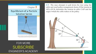 3-7 Statics Hibbeler 14th Edition (Chapter 3) | Engineers Academy