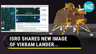 Chandrayaan-2 Orbiter Captures 'Asleep' Vikram Lander On Moon's Surface | Watch New Photos