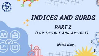 Indices and Surds Part 2 l For TS ICET and AP ICET and Other Competitive Exams