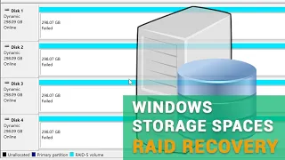💽 Recovering RAID Volumes in Windows Storage Spaces (Parity, Striped, Mirrored, Composite) 💽