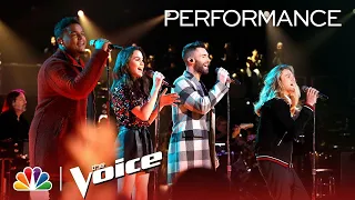 Adam Levine & Team Adam Sing "Rhiannon" - The Voice 2018 Live Top 13