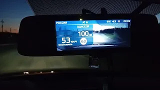 Видеорегистратор зеркало ibox rover wifi gps dual ОДИССЕЙ + платон