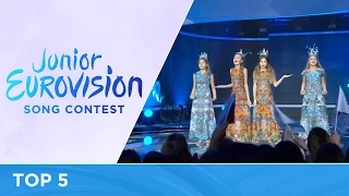 Junior Eurovision Song Contest 2016 - TOP 5