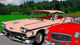 BEEP BEEP ~ THE LITTLE NASH RAMBLER ~ The PLAYMATES ~ ANIMATION