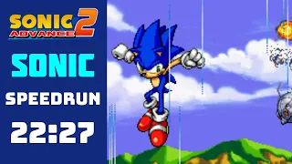 Sonic Advance 2 (Sonic) Ex-World Record - 22:27