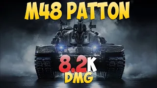 M48 Patton - 8 Kills 8.2K DMG - Prestigious! - World Of Tanks