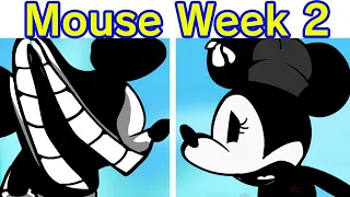 Friday Night Funkin' VS Mickey Mouse Craziness Injection FULL Week 2 & Minnie Mouse (FNF Mod/Horror)