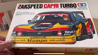 Finished! Ford zakspeed capri turbo tamiya 1/24 model is finally done!