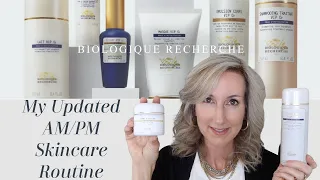 MY UPDATED BIOLOGIQUE RECHERCHE AM/PM SKINCARE ROUTINE | OVER 50, DRY, MATURE SKIN