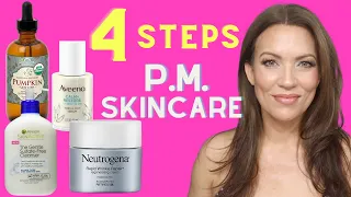 AFFORDABLE!!!! EASY NIGHTTIME SKINCARE ROUTINE - Over 40 Over 50 Skincare