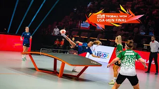USA vs Hungary - Women's Doubles, Highlights - Teqball World Championships 2022 Nuremberg