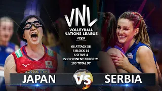 Japan vs Serbia | Women's VNL 2023