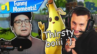 Tyler and Brendon Urie playing Fortnite (FUNNIEST MOMENTS MONTAGE)