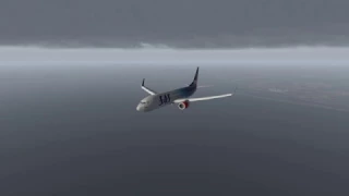 X-plane 11 | Landing at Copenhagen Airport in SAS (70 years) 737-800