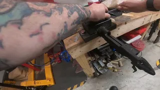 Winchester Model 70 barrel removal.