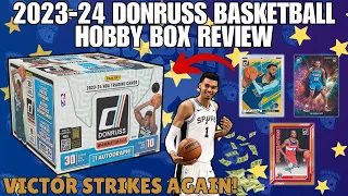 *WEMBY RATED ROOKIES!🔥 NEXT DAY AUTOS, WHAT!?!😮* 2023-24 Panini Donruss Basketball Hobby Box Review