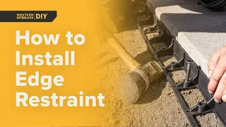 How to Install Edge Restraint