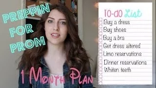 Prepping for Prom - Your One Month Plan