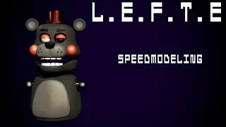 [FNaF Blender] Lefty Speedmodeling pt. 1