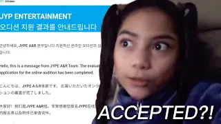 i PASSED the JYP audition!!