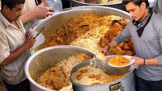 Famous Al-Rehman Biryani | Roadside Crazy Rush for BIRYANI Masala Street Food Chicken Biryani