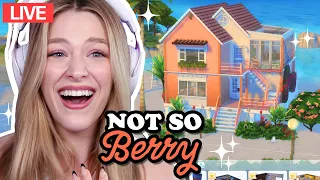 Building A PEACH Beach House In The Sims 4 | Not So Berry Bonus