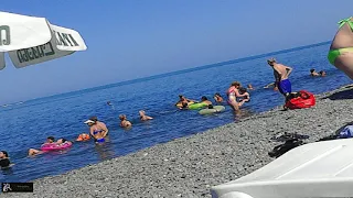 Кобулети пляж Грузии   Kobuleti beach Georgiac музыка для отдыхай#слушайсмотриотдыхай