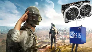 PUBG intel core I5 10400f with GTX 1660 6GB 1080p competitive settings