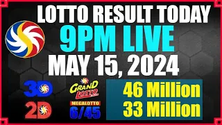 Lotto Results Today May 15, 2024 9pm | Ez2 Swertres